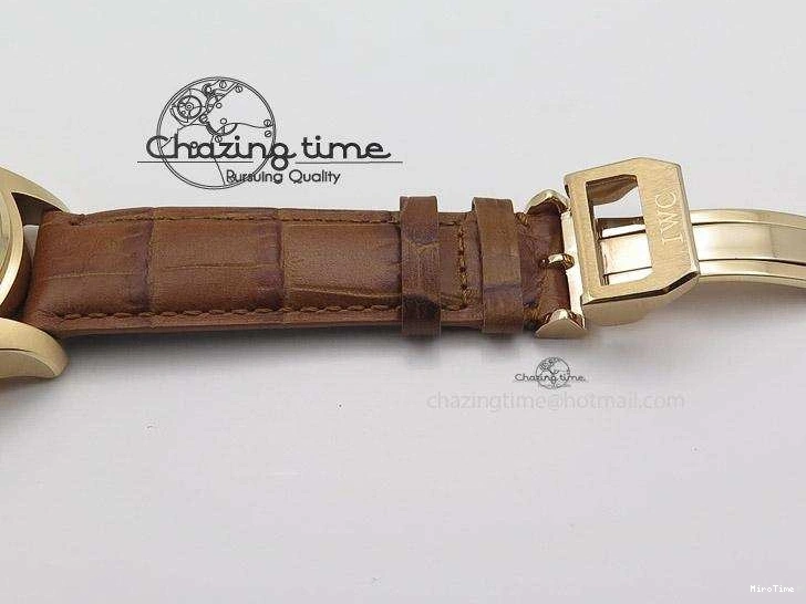 MIROTIME 0512 Youthful Pilot Chrono RG 3878 Gray Dial on Light Brown Leather Strap A 7394